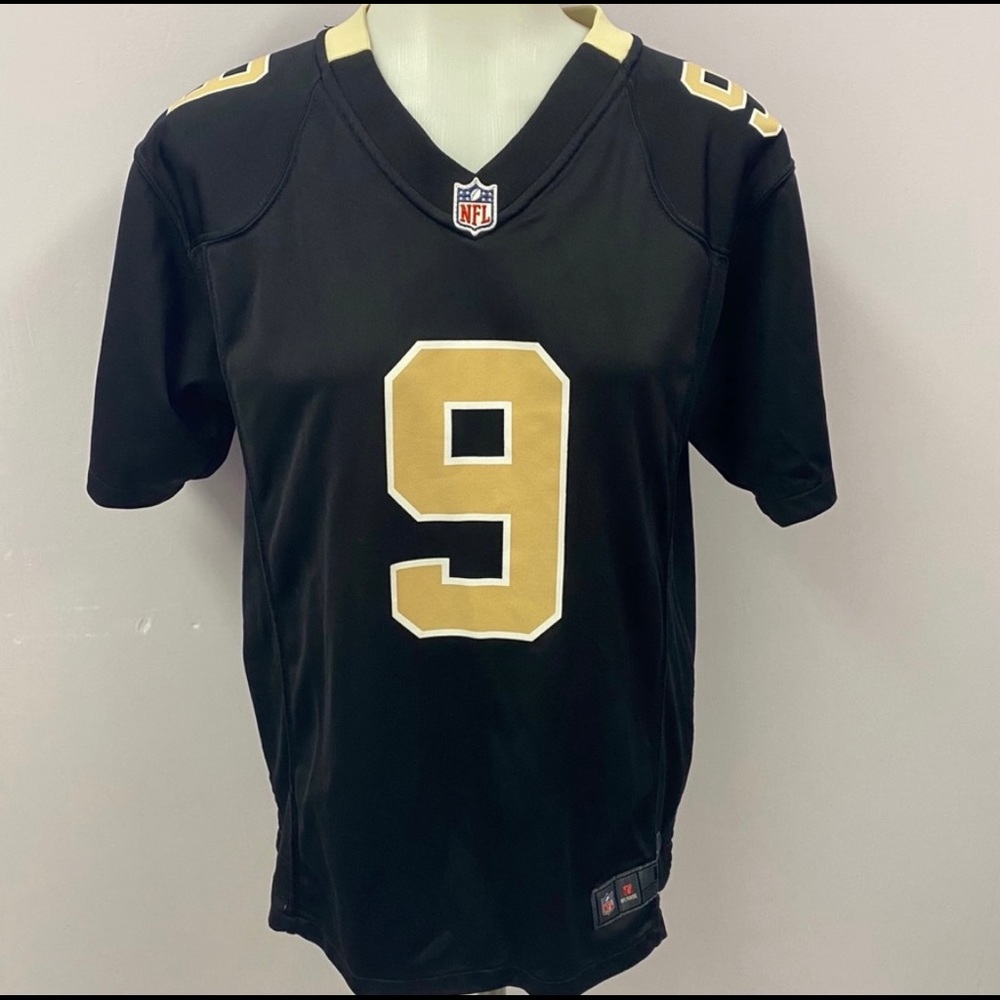 Women’s Saints Drew Brees black jersey